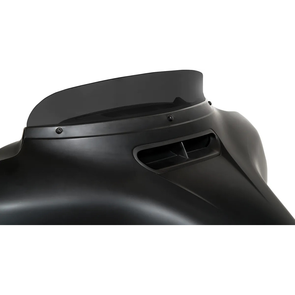 Batwing Spoiler Windshield — 3 in, Black