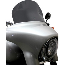 Sport Glide Windshield — Dark Smoke, 8 in (20.5 cm), Detachable