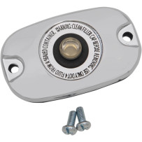 Rear Brake Master Cylinder Cover Kit — Chrome