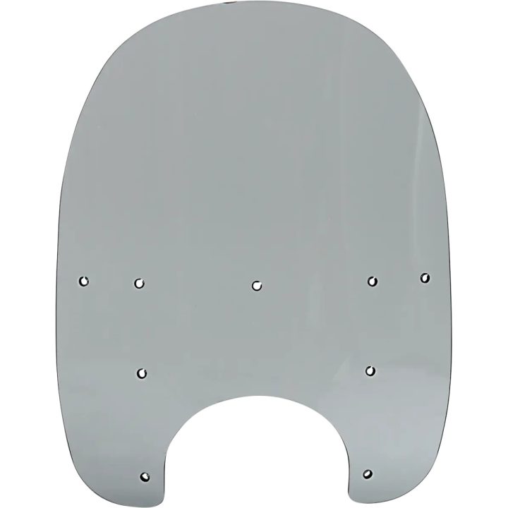 Road King Replacement Plastic — 21" height, 23" width, 9-1/2" headlight cutout, Black Smoke
