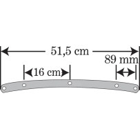 Road King Replacement Plastic — 21" height, 23" width, 9-1/2" headlight cutout, Black Smoke