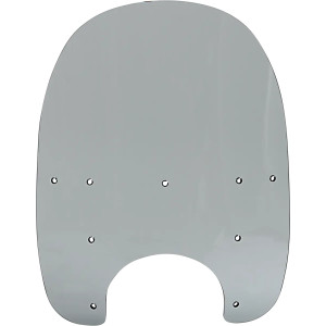 Road King Plástico de repuesto — 53 cm (21") de altura, 58,5 cm (23") de ancho, 24 cm (9-1/2") corte de faro, Negro ahumado