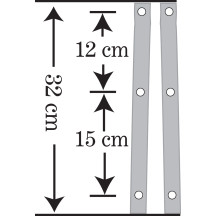 Road King Replacement Plastic — 21" height, 23" width, 9-1/2" headlight cutout, Black Smoke