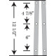 Road King Replacement Plastic — 21" height, 23" width, 9-1/2" headlight cutout, Black Smoke