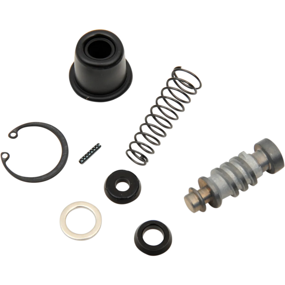 Rear Brake Master Cylinder Rebuild Kit — Black or Silver, fits Sportster H-D models