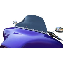 Flare™ Windshield — 26.5 cm (10-1/2"), Dark Smoke, Cruiser
