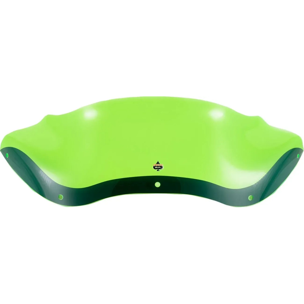Kolor Flare™ Ice Windshield — 8 in height, Green