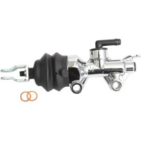 Rear Brake Master Cylinder — 19.1 mm (3/4"), Chrome