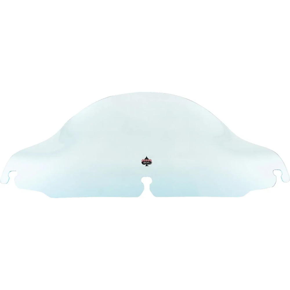 Kolor Flare™ Ice Windshield — 16.5 cm (6.5") height, Blue, Detachable