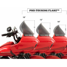 Pro Touring Flare™ Windshield — 10" (25.5 cm), Tinted