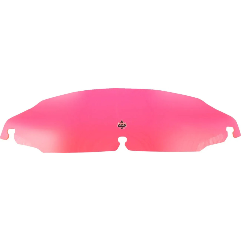 Kolor Flare™ Ice Windshield — 89 mm (3-1/2") height, Pink, Detachable mount