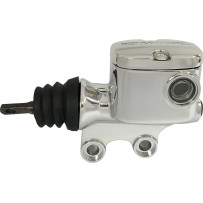 Rear Brake Master Cylinder — 19.1 mm (3/4"), Rear, Chrome polished