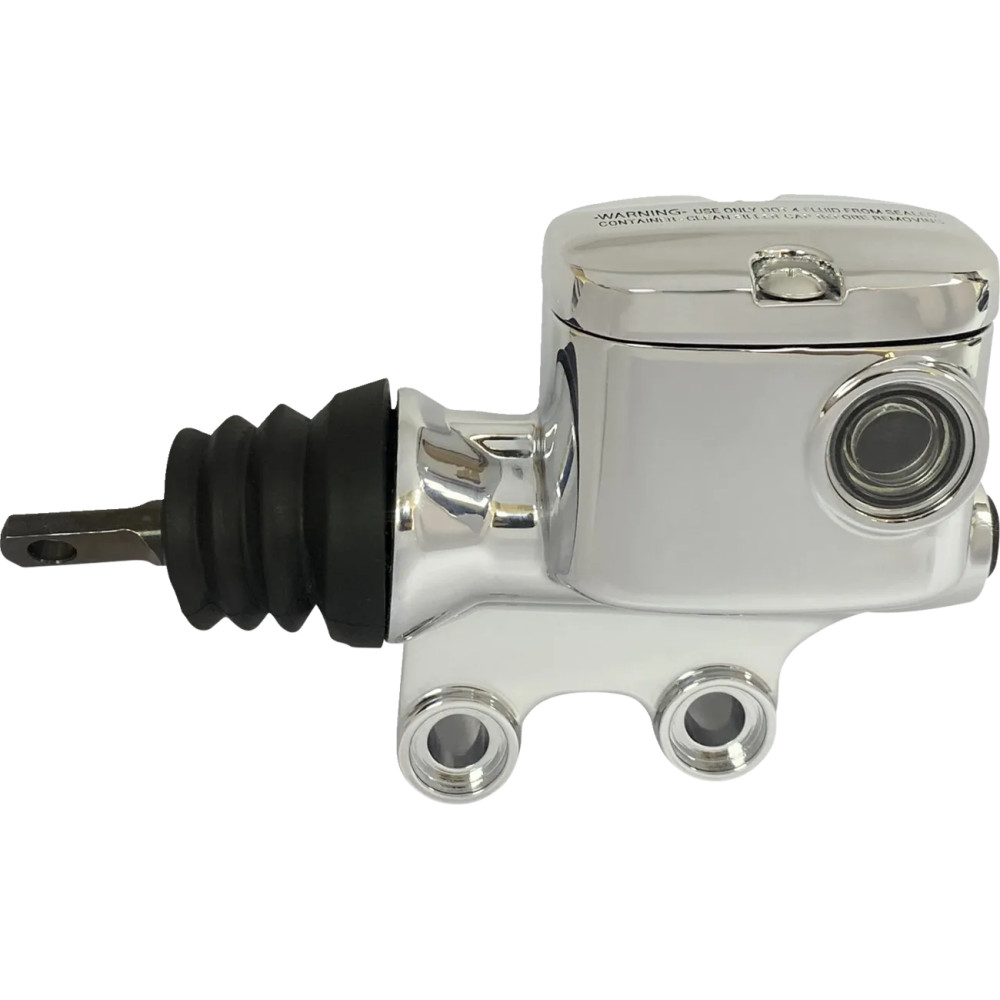 Rear Brake Master Cylinder — 19.1 mm (3/4"), Rear, Chrome polished