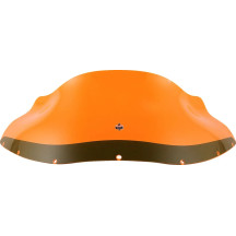 Kolor Flare™ Ice Windshield for FXRP Fairing — 23 cm (9"), Orange