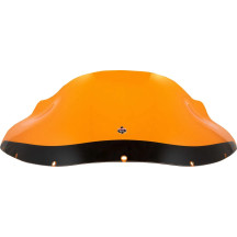Kolor Flare™ Windshield for FXRP Fairing — 9" (23 cm), Orange, fits FXRP (no upper speaker pods)
