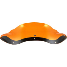 Kolor Flare™ Windshield — 20.5 cm (8"), Orange, Detachable