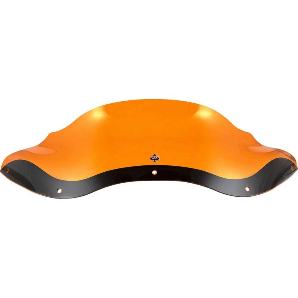 Kolor Flare™ Windshield — 20.5 cm (8"), Orange, Detachable