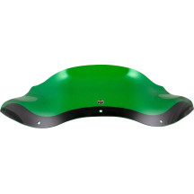 Kolor Flare™ Windshield — 8" height, Green, Detachable mount