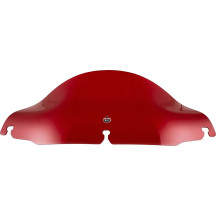 Kolor Flare™ Windshield — 6-1/2" (16.5 cm) height, Red
