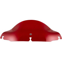 Kolor Flare™ Windshield — 6-1/2" (16.5 cm) height, Red