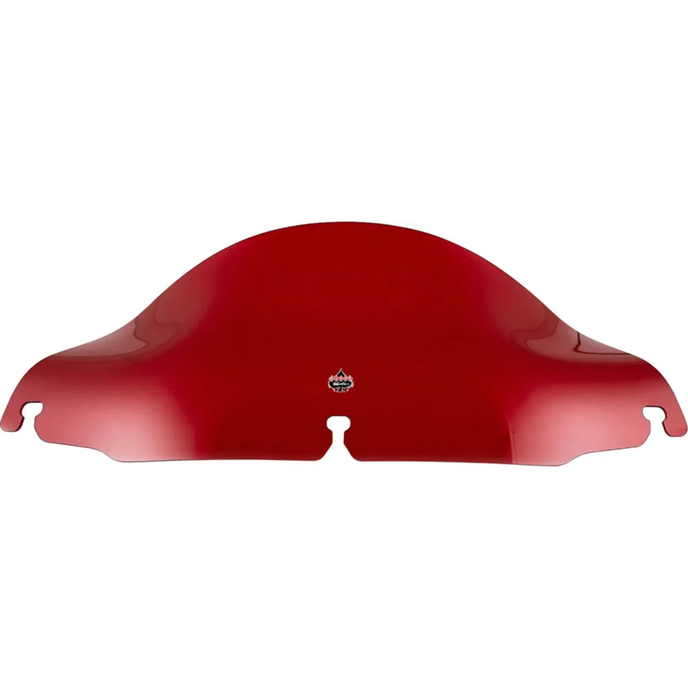 Kolor Flare™ Windshield — 6-1/2" (16.5 cm) height, Red