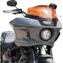 Kolor Flare™ Sport Windshield — 15 cm (6") height, orange, detachable mount