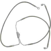 Stainless Steel Brake Line Kit — 39 cm (15-3/8"), 58.5 cm (23"), for non-ABS