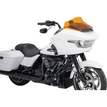 Kolor Flare™ Sport Windshield — 27 cm (10-5/8") height, Orange, Detachable