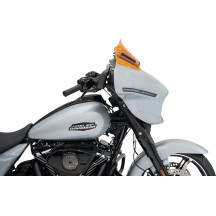 Kolor Flare™ Windshield — 8" height, Orange, Detachable mounting