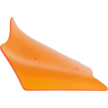 Kolor Flare™ Windshield — 8" height, Orange, Detachable mounting