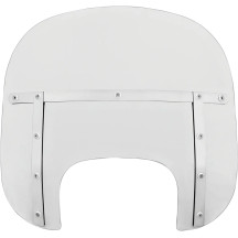 Memphis Fats Windshield — 33 cm (13"), fits '18-'19 Fat Boy, Clear