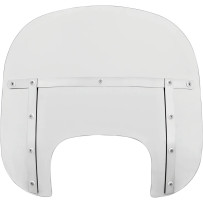 Memphis Fats Windshield — 33 cm (13"), fits '18-'19 Fat Boy, Clear