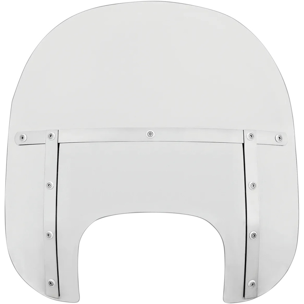 Memphis Fats Windshield — 15" (38 cm), Clear