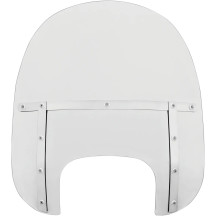 Memphis Fats Windshield — 17 in (43 cm), Clear