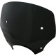 El Paso Sportshield — 33 cm (13") height, 51 cm (20") width, 18 cm (7") headlight cutout, Black, Dark Smoke