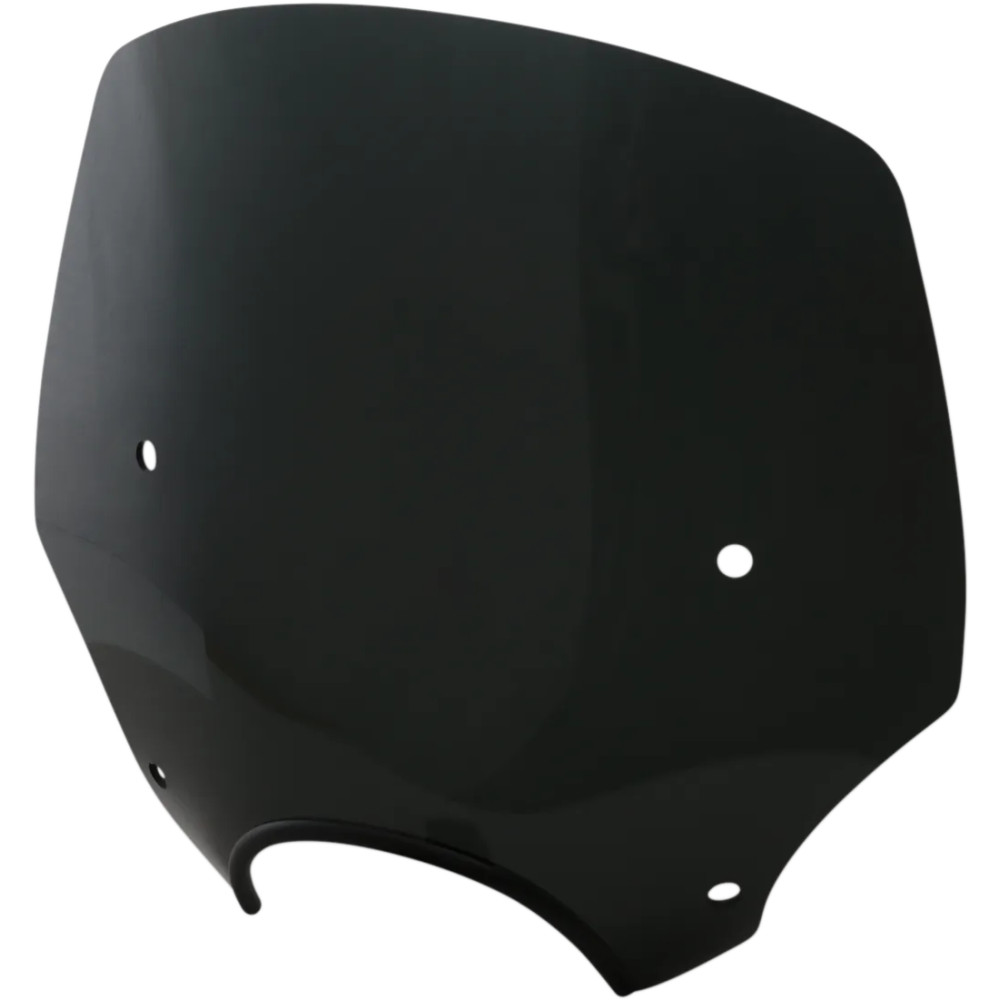 El Paso Sportshield Windshield — 15" H, 20" W, 7" headlight cutout, Dark Smoke