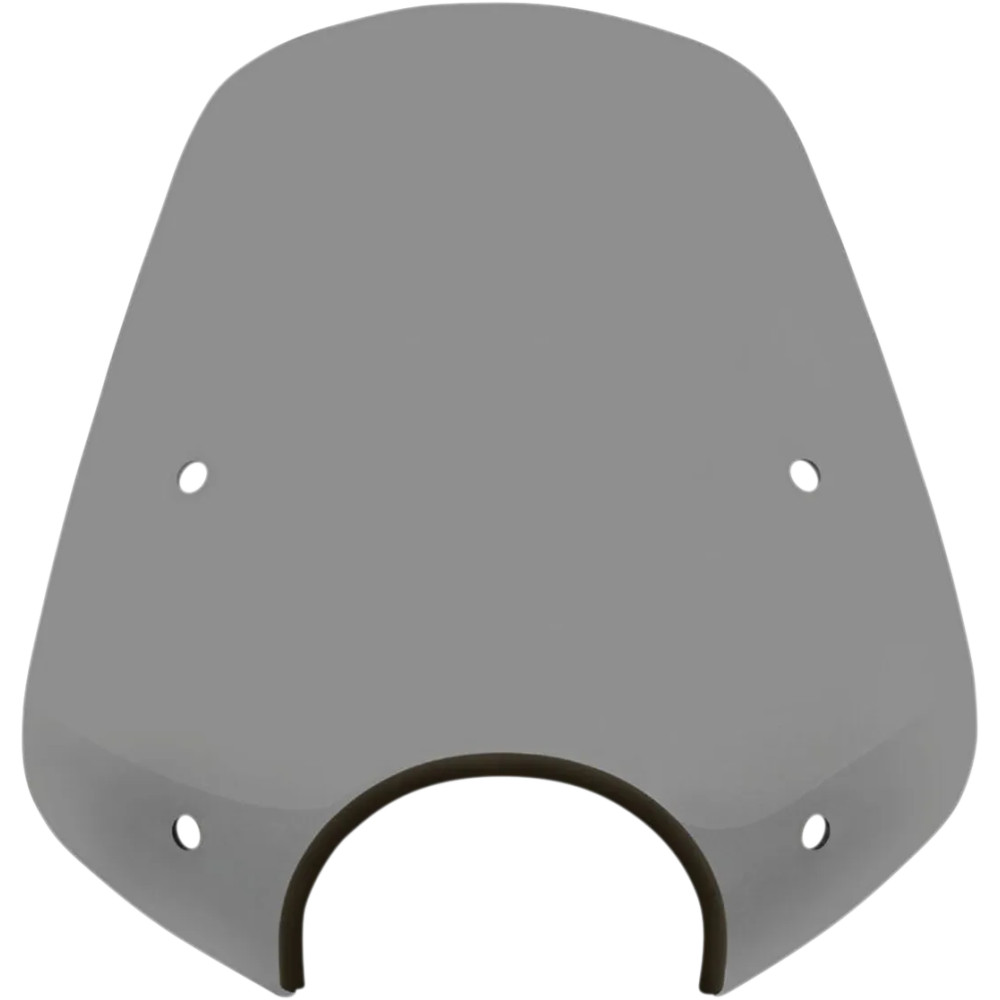 Del Rio Sportshield Windshield — 15" x 19", Black Smoke