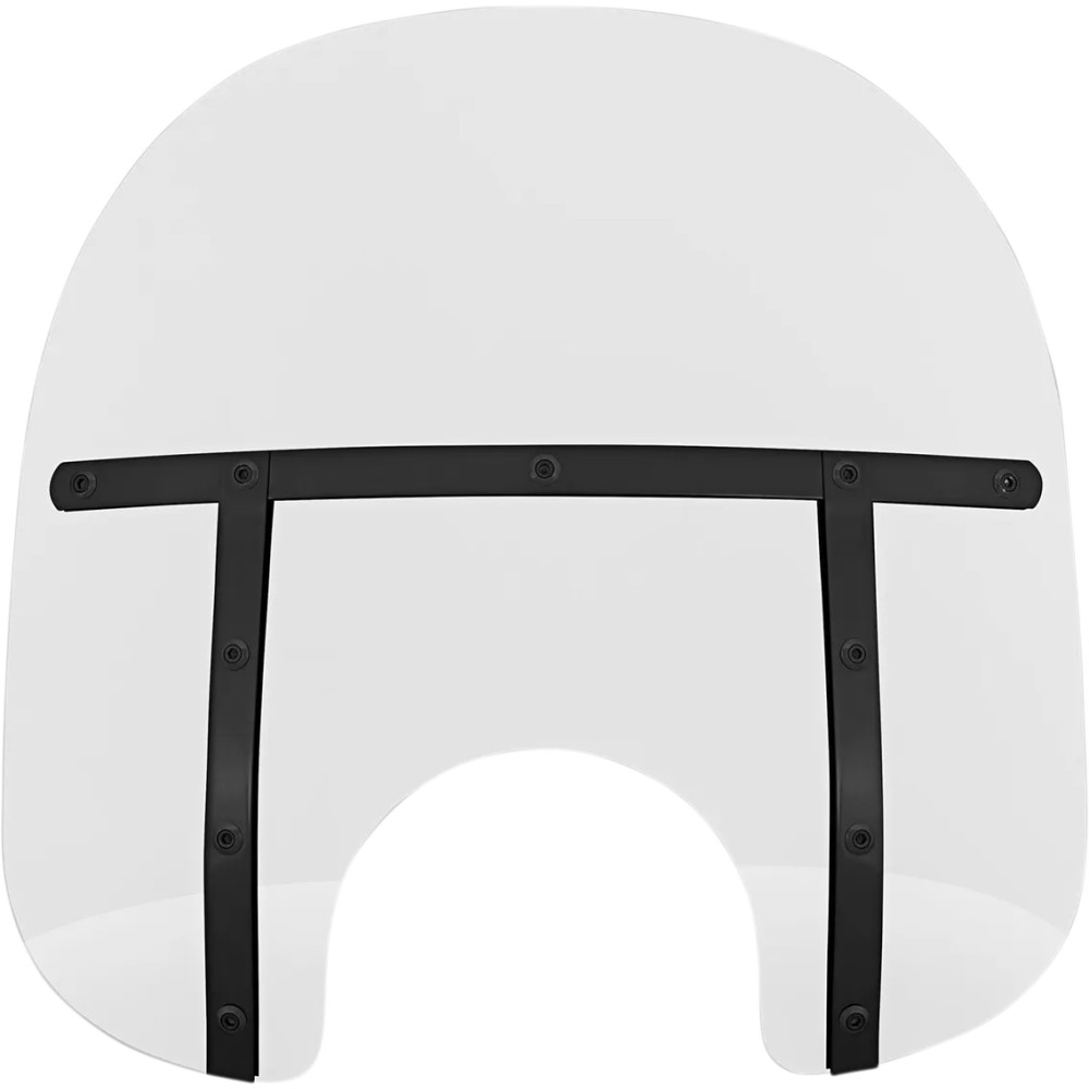 Memphis Fats Windshield — 38 cm (15") height, 18 cm (7") headlight cutout