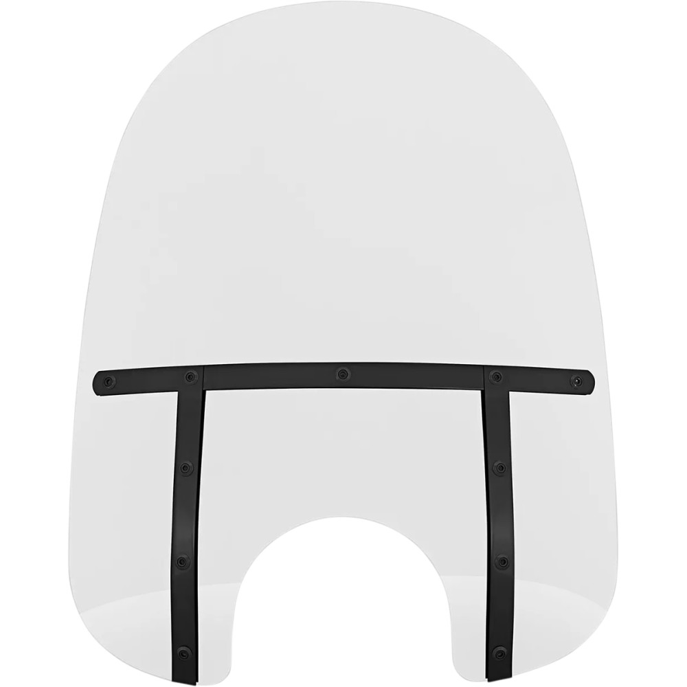 Memphis Fats Windshield — Height 21", Headlight cutout 7", Clear