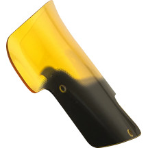 Kolor Flare™ Windshield — 8 in (20.5 cm), Yellow, Detachable mount