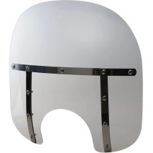 Memphis Fats Windshield — 38 cm (15") height, 56 cm (22") width, 18 cm (7") headlight cutout