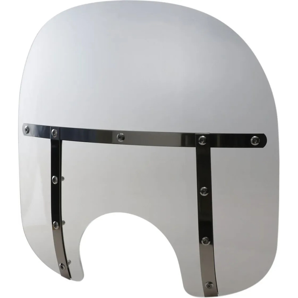 Memphis Fats Windshield — 38 cm (15") height, 56 cm (22") width, 18 cm (7") headlight cutout
