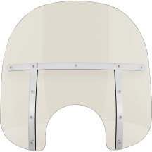 Memphis Fats Windshield — Height 38 cm (15"), Width 56 cm (22"), Headlight cutout 18 cm (7")