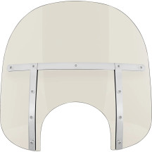 Parabrisas Memphis Fats — 38 cm (15"), 56 cm (22"), 23 cm (9"), gris