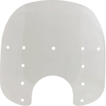 Plástico de parabrisas de reemplazo Fats — Memphis Fats, corte de faro 18 cm (7"), ancho 56 cm (22")