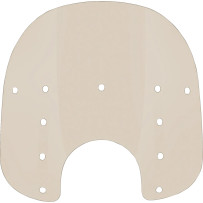 Replacement Fats Windshield Plastic — 38 cm (15") height, 56 cm (22") width, 18 cm (7") headlight cutout, Gray