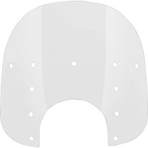 Replacement Fats Windshield Plastic — Height 38 cm (15"), Width 56 cm (22"), Headlight cutout 23 cm (9"), Clear