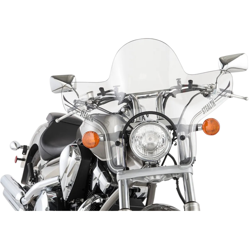 SS-20 Stealth Windshield — Fits 1" handlebars, 14" height
