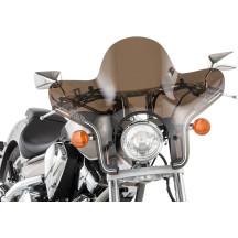 SS-20 Stealth Windshield — 25.4 mm (1") handlebar, 35.5 cm (14"), Dark Smoke