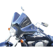 SS-20 Stealth Windshield — 25.4 mm (1") handlebar, 35.5 cm (14"), Dark Smoke